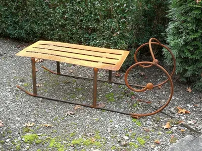 Immagine prodotto di Slitta decorativa in acciaio inox Saskia