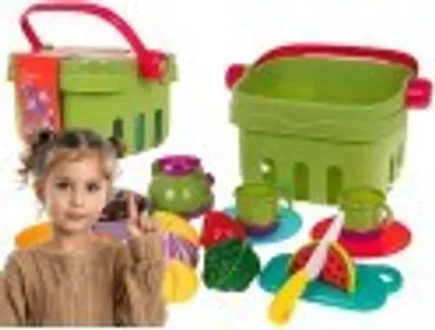 Immagine prodotto di Cestino da picnic per bambini + accessori in velcro