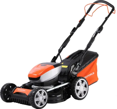 Produktbild von Yardforce Akku-Rasenmäher LM C46-EU mit zentraler 7-fach-Schnitthöhenverstellung orange-schwarz One Size