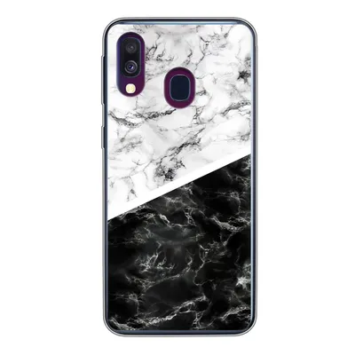 Produktbild von MuchoWow® Handyhülle Schutzhülle Hülle für Samsung Galaxy A40 Marmor - Chic - Collage Silikon Softcase Handy Hülle - Handy-Tasche