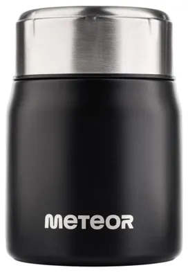 Produktbild von Meteor - Thermosflasche, Mittagessen, 500ml PP4584 (Einheitsgröße) (Schwarz)