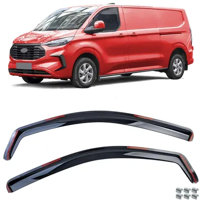 Produktbild von Windabweiser Regenabweiser schwarz Smoke für Ford Tourneo Transit Custom ab 2023
