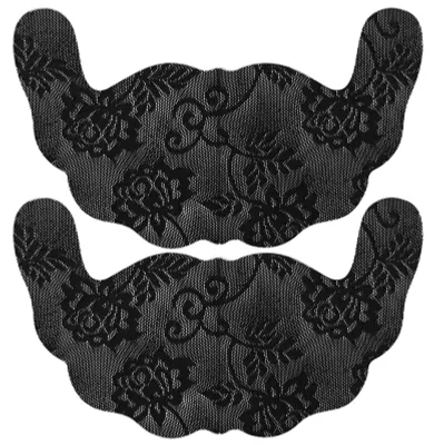 Produktbild von Aufkleber für Brustwarzenabdeckung, selbstklebende Einweg-Spitze, unsichtbar, US-förmige Unterwäsche, BH-Pads (schwarz B)