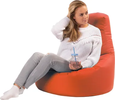 Produktbild von sunnypillow Gaming Sitzsack XXL mit Styropor Füllung Outdoor & Indoor für Kinder & Erwachsene Sitzsäcke Sitzkissen Bodenkissen viele Farben zur Auswahl Orange