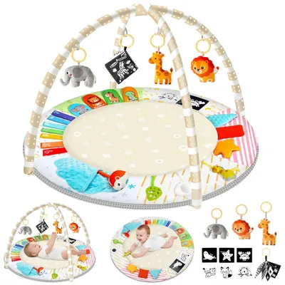 Productafbeelding van Babygymnastiekboog, voor babyactiviteiten, buikligging, kleurrijk, geschikt voor baby's