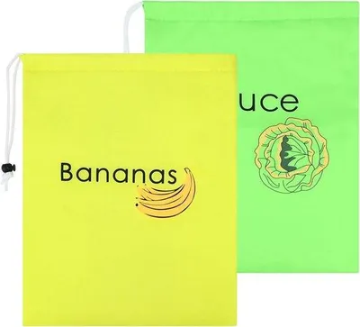 Produktbild von Famanu Bananenboxen Set mit Obstgabeln - Tragbare Lunchboxen für Reisen oder Camping