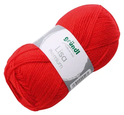 Image de 50 g de Gründl Lisa Premium Uni 12 rouge signal