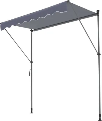 Zdjęcie produktu dla Markiza tarasowa ręczna 299 cm regulowana z roletą przeciwsłoneczną balkon