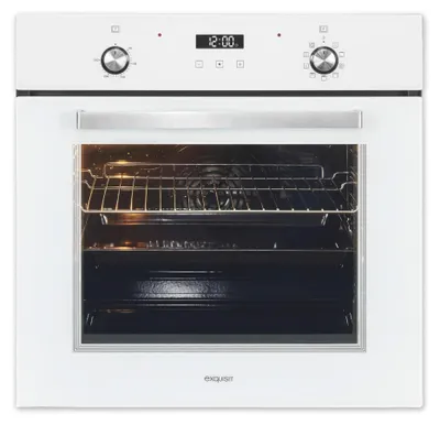 Inbouwoven 76 L, Touch, Energie A, Timer, Grill, 60 cm, Weiß