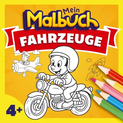 Produktbild von Malbuch Fahrzeuge ab 4 Jahren