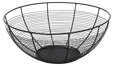 Produktbild von Obstkorb CONTEMP, schwarz, Metall