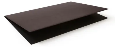 Produktbild von Schreibtischunterlage Gemini 50 x 35 - Leder Dunkel Braun - Hergestellt in Italien - Eglooh