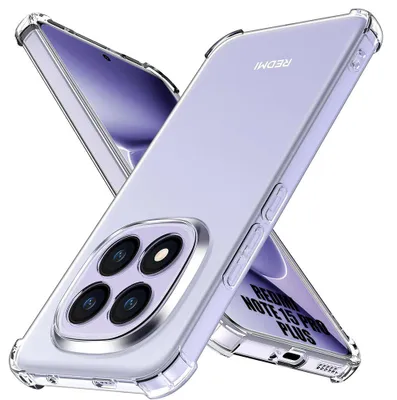 Image de Coque pour Xiaomi Redmi Note 15 Pro Plus 5G, Protection Silicone Antichoc Slim Transparent