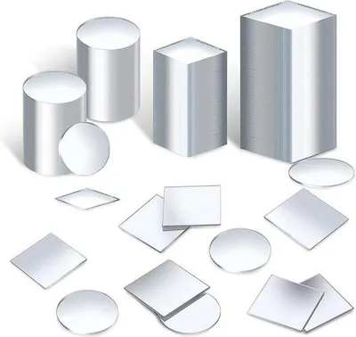 Produktbild von 150 Stück abnehmbare Selbstklebende Spiegel 25 cm - Mini-Klebefläche für Schrank DIY Dekoration