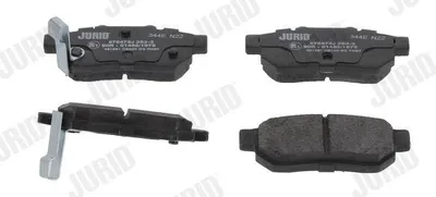 Produktbild von JURID Bremsbeläge Satz Hinten für HONDA Jazz III Schrägheck (GE, GG, GP, ZA) 572473J