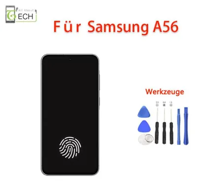 Produktbild von Für Samsung A56 SM-A566B LCD (OLED) Display mit Rahmen Touchscreen Bildschirm