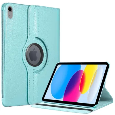 Image de Coque pour iPad A16 (11'') / iPad 10 2022 (10,9'' 10e Génération) Protection Rotation 360° - Bleu