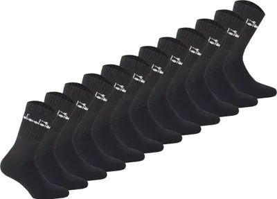 Produktbild von Diadora Uni Tennissocken - 12er Pack, Logo Schwarz 43-46