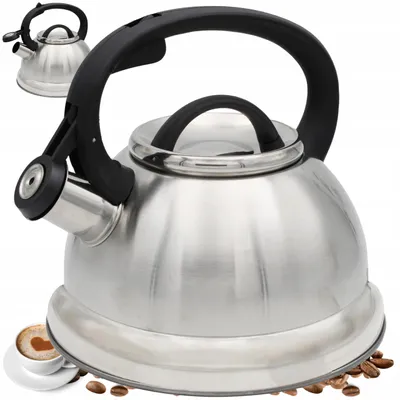 Produktbild von Brunbeste Edelstahl Teekessel mit Pfeife 2.5L für Induktion