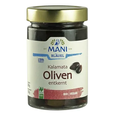 Obrázek produktu pro Kalamata olivy bez pecek ve slaném nálevu 280g