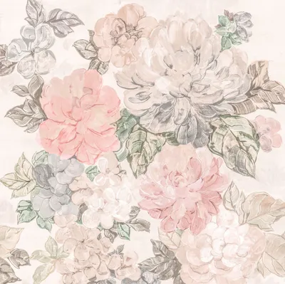 Produktbild von Komar Fototapete Gardenia Rosa - 611197 - 250 x 250 cm