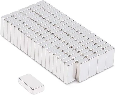 Immagine prodotto di Magneti al neodimio N52 - Magneti rettangolari extra potenti - 100 pezzi - 6 x 3 x 1,5 mm