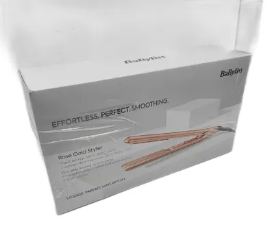 Obrázok produktu pre BaByliss 2598PE, Žehlička na vlasy, Teplé, 180 °C, 235 °C, Ružové zlato, 3 m