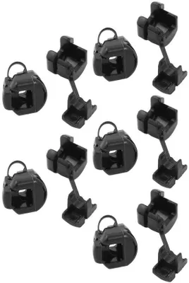 Immagine prodotto di Set di passacavi, 10 pezzi, nero, per cavi tondi, diametro 11 mm