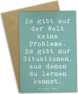 Produktbild von Mr. & Mrs. Panda Beileidskarte Spruch Erleuchtung finden - Meeresbrise - Geschenk, innere Ruhe, einladungskarten, hochzeitskarten, weihnachtskarten, osterkarten, Freude