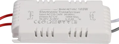 Zdjęcie produktu dla 220V?12V Zasilacz sterownika żarówki halogenowej Transformator elektroniczny Konwerter napięcia Nowy