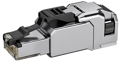 Productafbeelding van TELEGÄRTNER RJ45-connector (verpakking met 10 stuks), type MFP8-SL, geschikt voor PROFINET