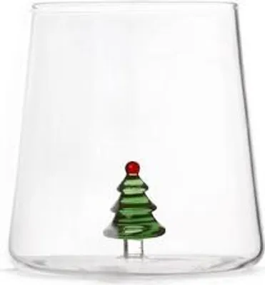 Image de Verre borosilicaté de 48 cl avec décorations de Noël
