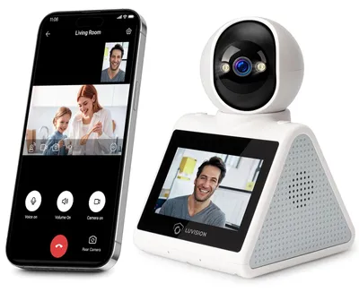 Produktbild von LUVISION PTZ Gegensprechkamera Video Anruf Kamera Telefonkamera WLAN Überwachungskamera Senioren Baby Überwachung Autotracking 4MP