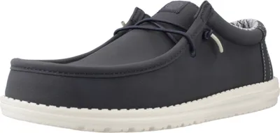 Produktbild von HEY DUDE WALLY CLASSIC Leichter Canvas Freizeitslipper Blau