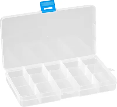Image de baytronic boîte plastique avec 15 compartiments 175 x 100 x 22 mm (Bulk)