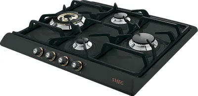 Produktbild von Smeg SR764AO, Anthrazit, Integriert, Gaskochfeld, 4 Zone(n), 4 Zone(n), Extragroß