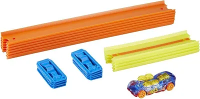 Produktbild von Mattel GVG13 - Hot Wheels - Track Builder - Unlimited Track Pack-Set, Basis Strecken mit 1 Fahrzeug
