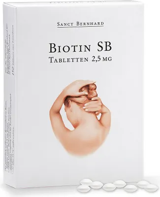 Produktbild von Sanct Bernhard Biotin SB 2,5 mg - 140 Tabletten