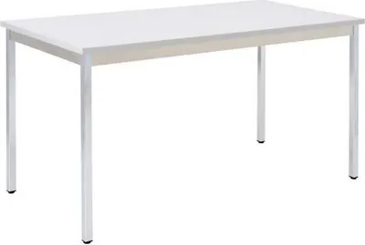 Produktbild von Mehrzwecktisch rechteckig BxHxT 700x740x600mm 25mm grau/chrom