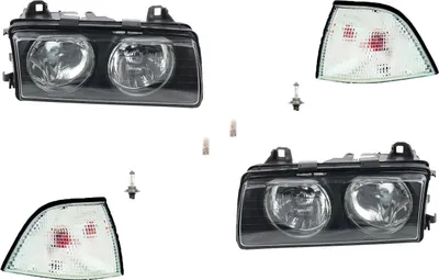 Obrázok produktu pre Johns, svetlomety vhodné pre BMW radu 3 E36 09/94-04/99 Leuc. Sada ?avý pravý smerovník