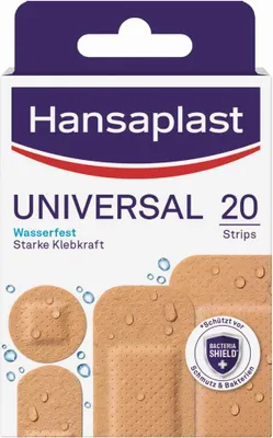Produktbild von Hansaplast Universal Pflaster Wasserfest 20 Str, 20 St. Pflaster