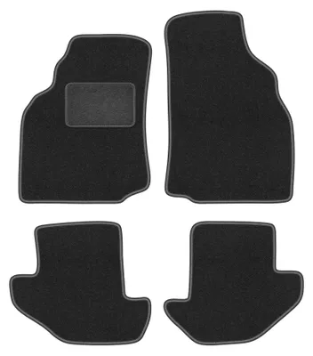 Produktbild von Velours-Fußmatten für Ford Puma 1997-2001 (Coupé) – 4-tlg, Graphit, passgenau – Wielganizator LUX