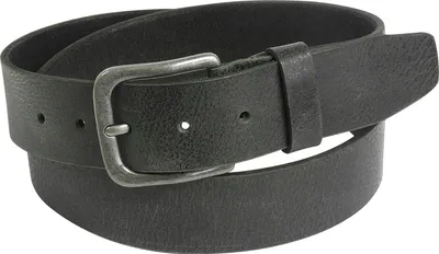 Produktbild von Ledergürtel Büffelleder mit Altsilberschließe  4 cm Vintage