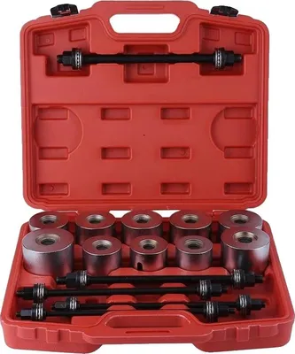 Immagine prodotto di Set di utensili per pressatura e trazione, rimozione efficiente dei cuscinetti, compatibilità versatile, 27 pezzi