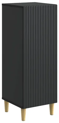 Immagine prodotto di Credenza vidaXL nera 33 x 34,5 x 90 cm in materiale derivato dal legno