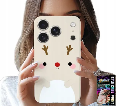 Produktbild von Etui Do Iphone 17 Pro Max - Reniferek, Renifer, Świąteczne Wzory