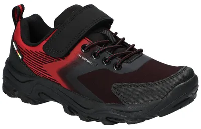 Produktbild von American Club WT282, Kinder Trekkingschuhe Softshell Material, Memory Foam System, Klettverschluss bequem, Rot 36