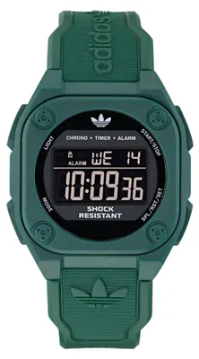 Produktbild von Adidas Uni Uhr DIGITAL Silikon grün AOST25032