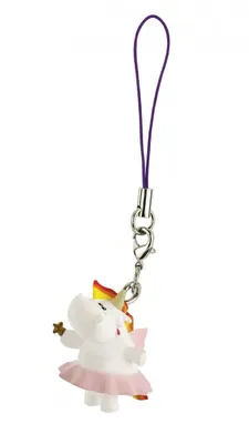 Zdjęcie produktu dla Bullyland 44401 – Pummeleinhorn, Pummelfee, brelok do kluczy 4007176444016