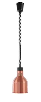 Immagine prodotto di HENDI Lampada termica regolabile in altezza, cilindrica, rame, 230V/250W, ⌀175x(H)250mm